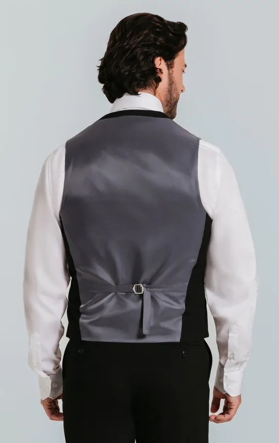 Dobell Black Waistcoat Dobell
