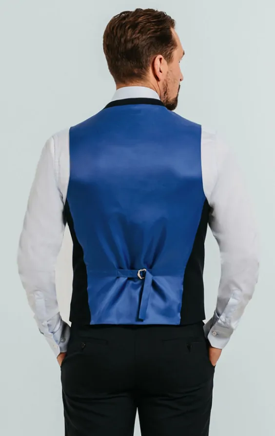 Dobell Navy Waistcoat