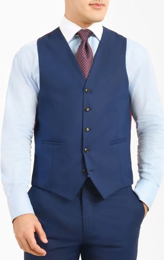 Dark navy waistcoat cheap