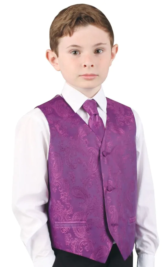 Purple paisley waistcoat new arrivals