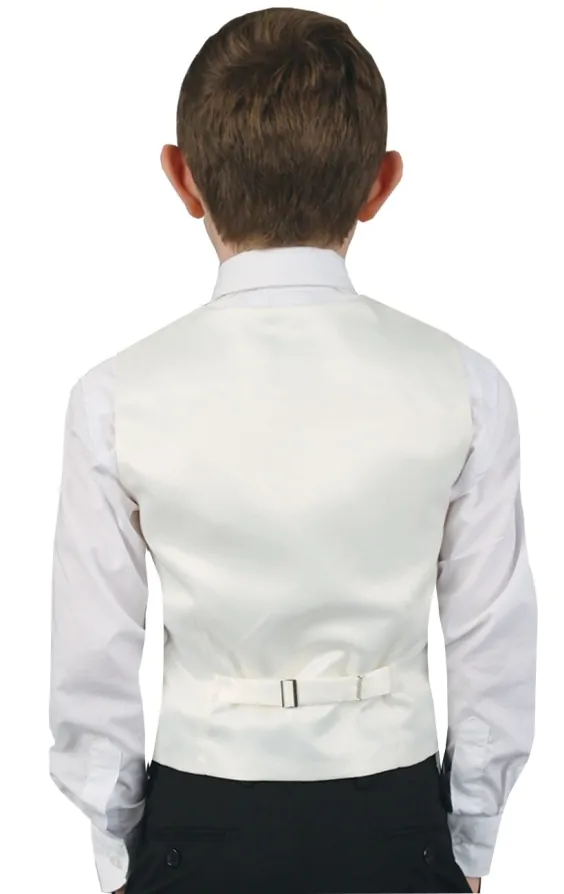 Boys ivory waistcoat hot sale