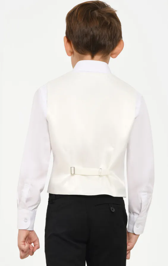 Boys Pearl Ivory Paisley Waistcoat - photo 2 Boys Pearl Ivory Paisley Waistcoat - photo 2