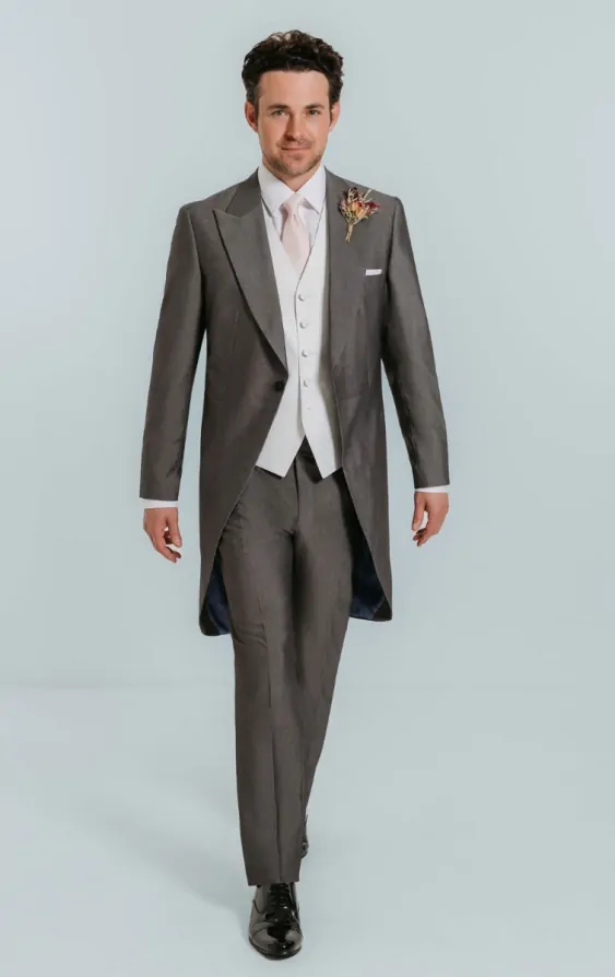 White Paisley Waistcoat thumbnail 2