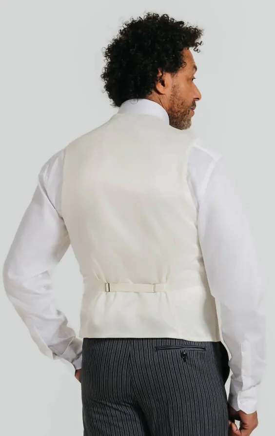 Ivory Paisley Waistcoat thumbnail 4