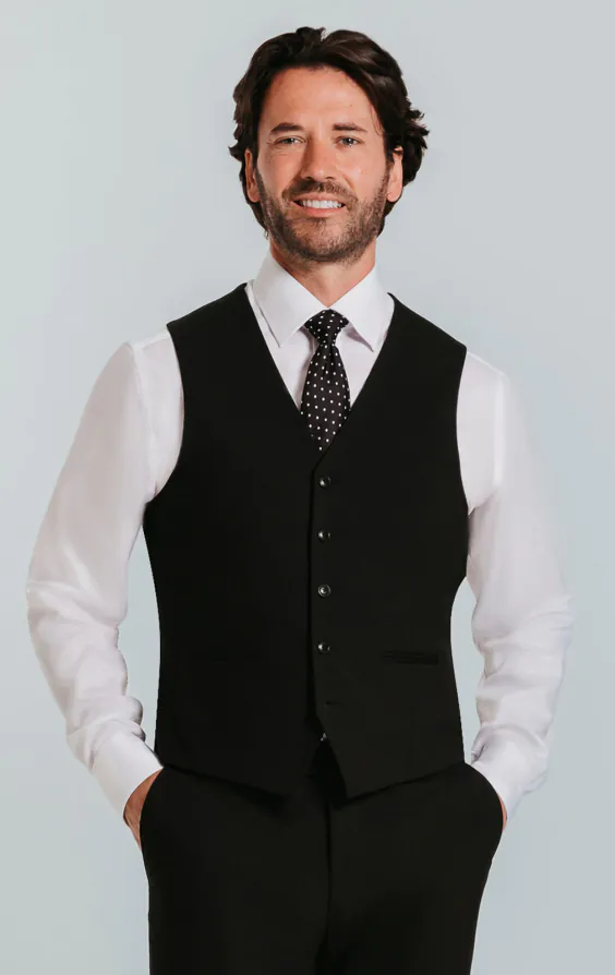Black Slim Fit 3 Piece Suit - photo 7 Black Slim Fit 3 Piece Suit - photo 7