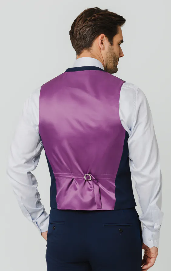 Blue Slim Fit Waistcoat - photo 2