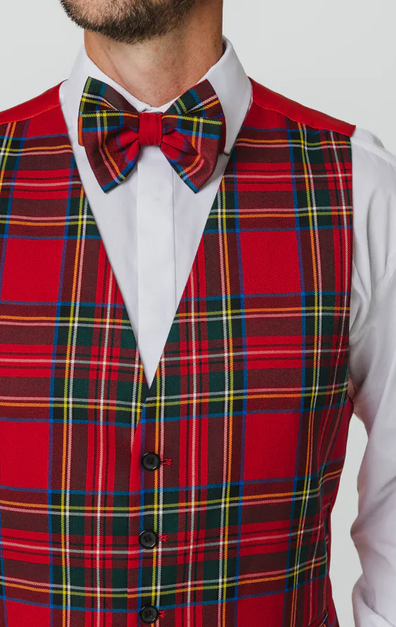 Red Tartan Waistcoat - photo 1 Red Tartan Waistcoat - photo 1