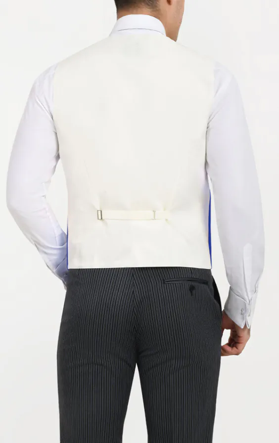 Royal Blue Morning Suit Waistcoat - photo 1