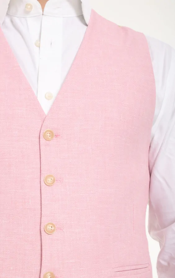 Mens pink waistcoats uk online