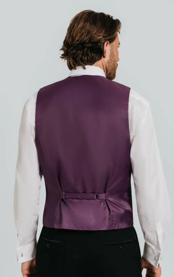Dark Purple Dupion Waistcoat - photo 2 Dark Purple Dupion Waistcoat - photo 2