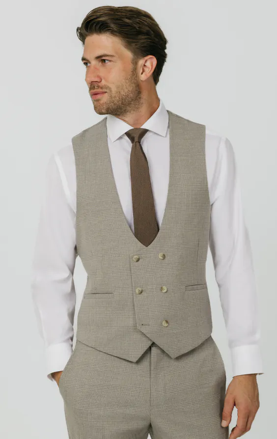 Natural Check Suit Jacket - photo 7