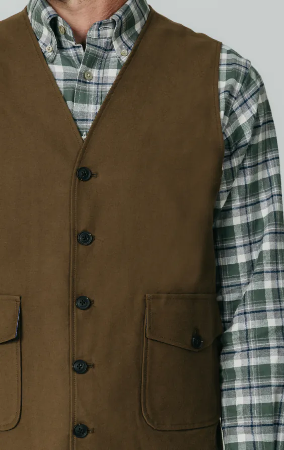 Taupe Moleskin Waistcoat - photo 2 Taupe Moleskin Waistcoat - photo 2