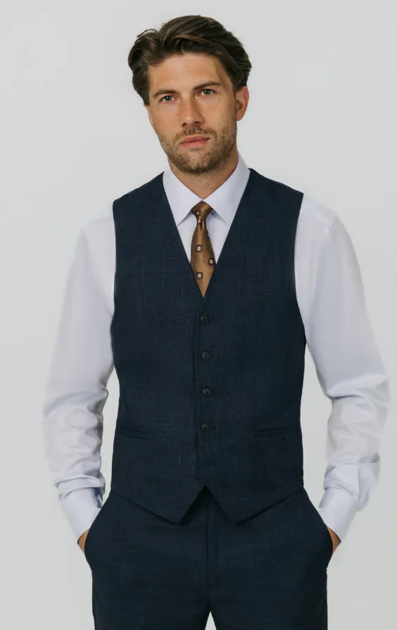 Blue Weave Suit Jacket - photo 7