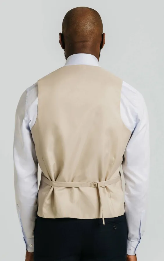 Heirloom Heritage Grey Check Waistcoat thumbnail 3