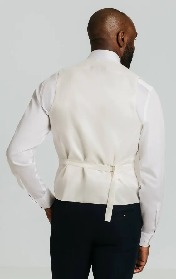 Heirloom Ivory Stripe Waistcoat thumbnail 3