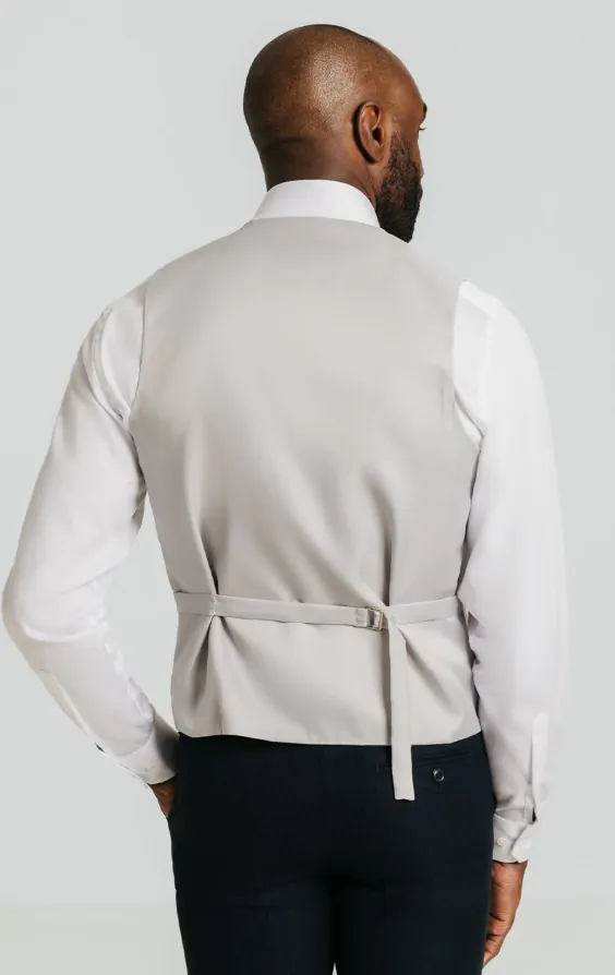 Heirloom Silver Stripe Waistcoat thumbnail 3