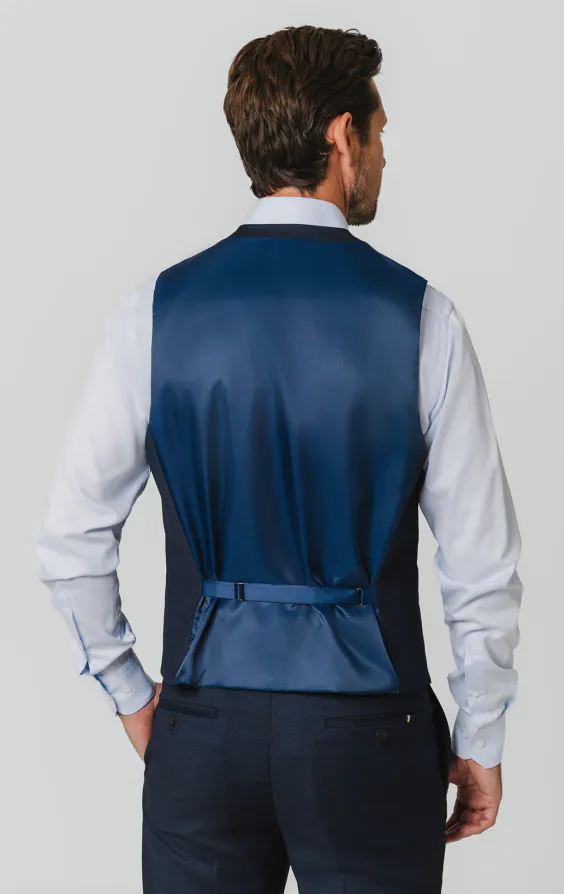 Navy Birdseye Waistcoat - photo 2 Navy Birdseye Waistcoat - photo 2