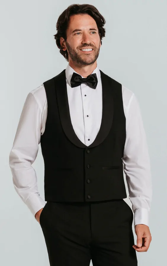 Velvet Tuxedo Black Dinner Suit Waistcoat Twisted Tailor Sylvester