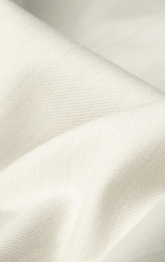 Winter White Twill Double Breasted Suit Jacket with Peak Lapel - photo 6