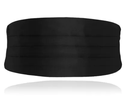 Black Silk Cummerbund