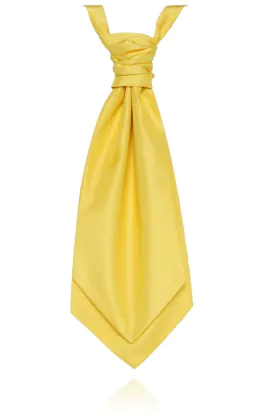 Boys Yellow Dupion Cravat