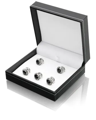 Jet Centre with Rhinestone Stud Set