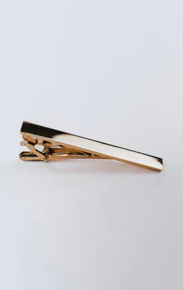 Gold Coloured Tie Clip