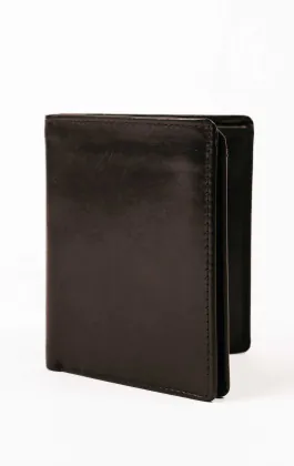 Black Leather RFID Wallet / Credit Card Holder