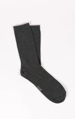 Dark Grey Cotton Rich Socks