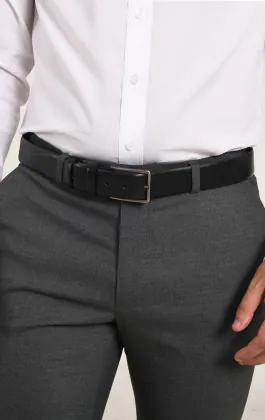Black Leather Belt