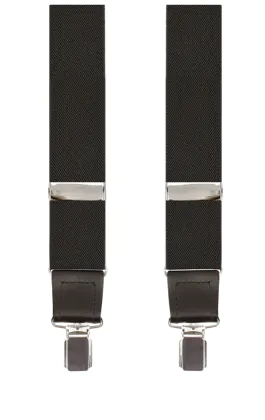 Luxury 2-in-1 Black Braces - 35mm