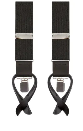 Luxury 2-in-1 Black Braces - 35mm