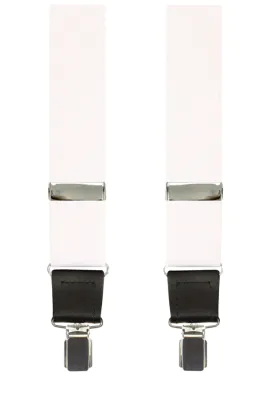 Luxury 2-in-1 White Braces - 35mm