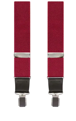 Luxury 2-in-1 Burgundy Braces - 35mm