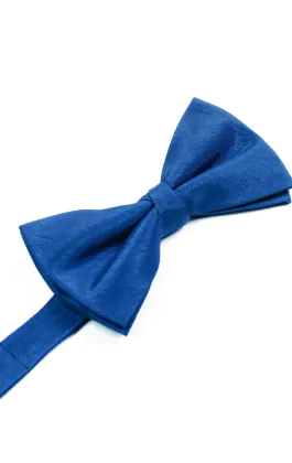Royal Blue Dupion Bow Tie