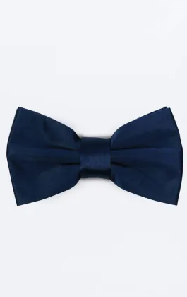 Navy Blue Bow Tie (Pre-Tied & Self-Tie)