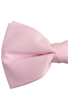Pink Poly Bow Tie (Pre-Tied & Self-Tie)