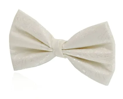 Boys Ivory Paisley Bow Tie