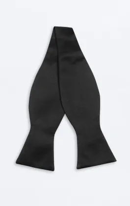 Self-Tie Black Bow Tie