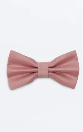 Dusty Pink Dupion Bow Tie