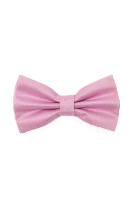 Pink Dupion Bow Tie