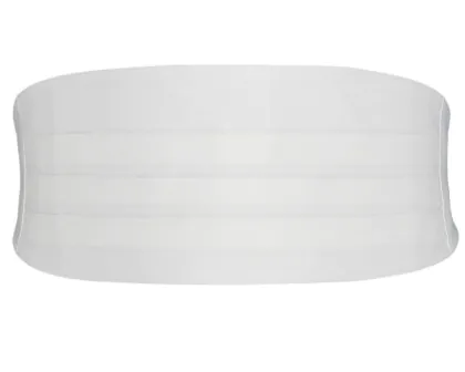 White Cummerbund