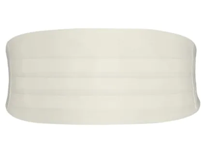 Ivory Cummerbund