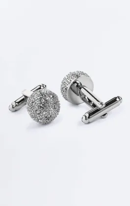 Chrome Ball Cufflinks