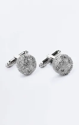 Chrome Ball Cufflinks