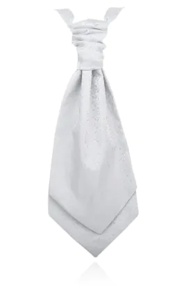 Boys Silver Leaf Cravat