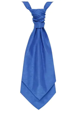 Pre-Tied Royal Blue Dupion Cravat