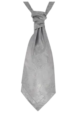 Antique Silver Paisley Cravat