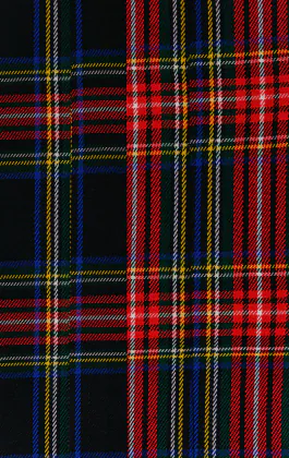 Navy Blue Tartan Cummerbund