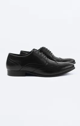 Black Oxford Brogue Shoes